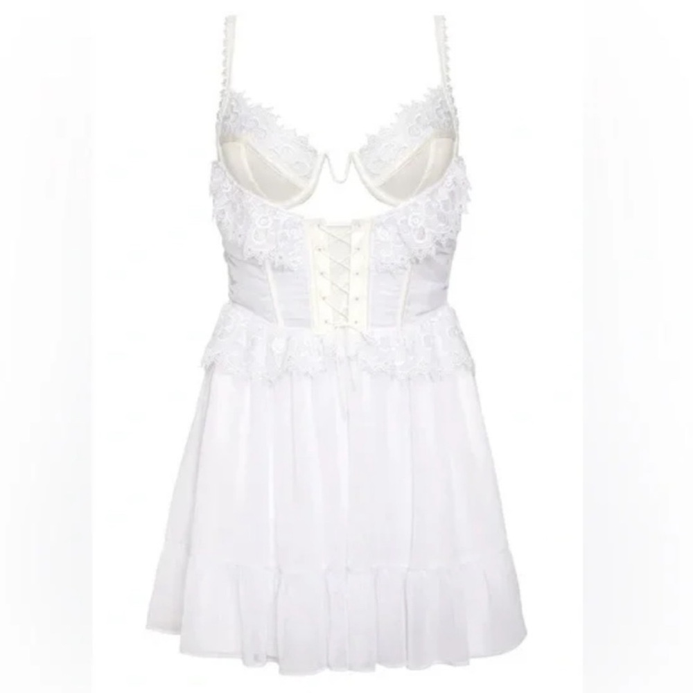 NWT For Love and Lemons Farmhouse Dress Medium